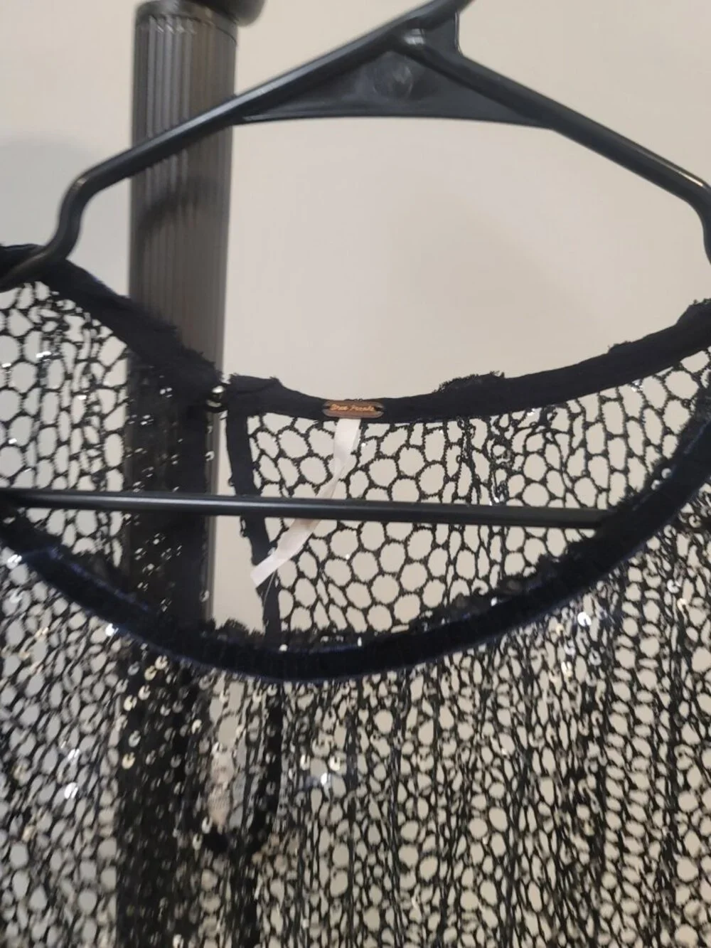 FREE PEOPLE Sparks Fly Top Black Size Small New NWT